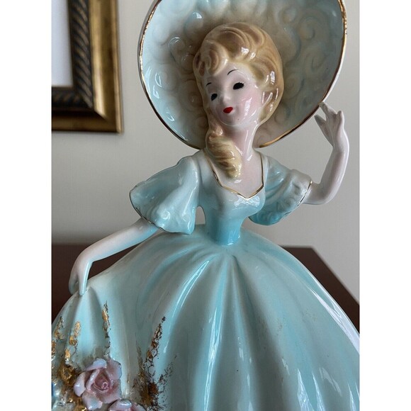 Vintage Josef Originals Love Makes The World Go Round LOVE RENDEZVOUS 9" Figure - Picture 6 of 10